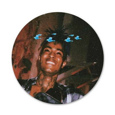 GONE Fludd Reperis Piktogramos Smeigtukai Ženkliuko puošimas Sagės Metaliniai ženkleliai kuprinei papuošti 58mm