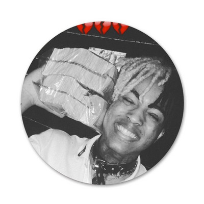 GONE Fludd Reperis Piktogramos Smeigtukai Ženkliuko puošimas Sagės Metaliniai ženkleliai kuprinei papuošti 58mm