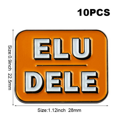 10 tk palju Nad Them She Her He Him IT IT ON SHE THEY HE THEY IEL Metallist märk Revääritihvt Märk Pross Pins Märgid