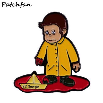 AD869 Patchfan Art Funny Cartoon Emajl Igle i broševi za žene Muškarci Anime igle za rever Ruksaci Torbe Bedž Kolekcija Pokloni