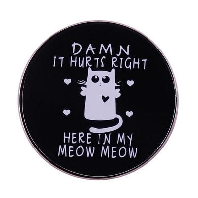 C2671 Vintage Cat Kitten Lover Broš Emajl Pin Broševi Metalni bedževi Torba Odjeća Igle Nakit Poklon za ljubitelje životinja