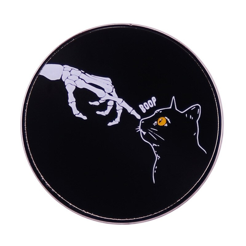 C2671 Vintage Cat Kitten Lover Broš Emajl Pin Broševi Metalni bedževi Torba Odjeća Igle Nakit Poklon za ljubitelje životinja