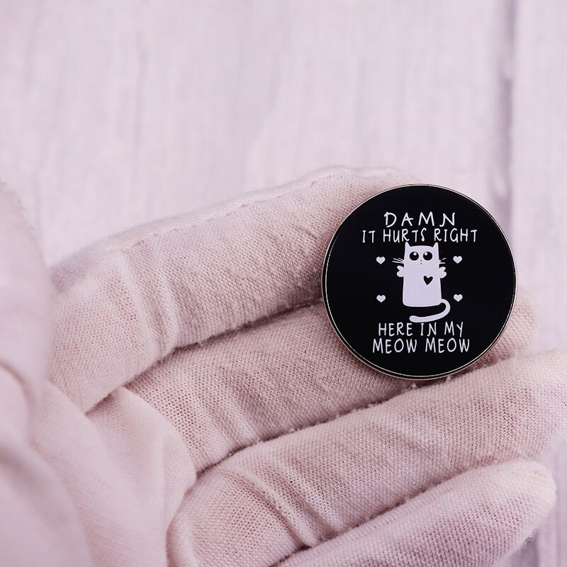 C2671 Vintage Cat Kitten Lover Broš Emajl Pin Broševi Metalni bedževi Torba Odjeća Igle Nakit Poklon za ljubitelje životinja