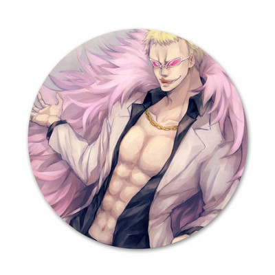 Ιαπωνικό Animation One Piece Doflamingo Badge καρφίτσα καρφίτσα Αξεσουάρ για ρούχα Δώρο διακόσμηση σακιδίου πλάτης