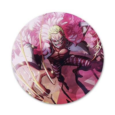 Ιαπωνικό Animation One Piece Doflamingo Badge καρφίτσα καρφίτσα Αξεσουάρ για ρούχα Δώρο διακόσμηση σακιδίου πλάτης