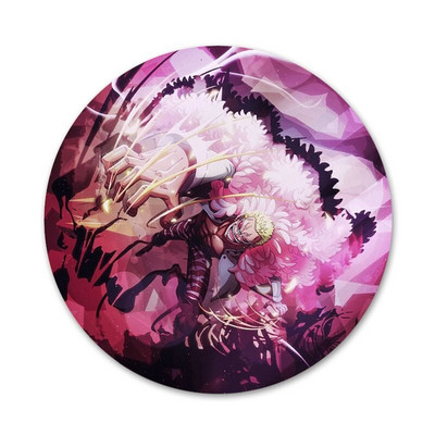 Ιαπωνικό Animation One Piece Doflamingo Badge καρφίτσα καρφίτσα Αξεσουάρ για ρούχα Δώρο διακόσμηση σακιδίου πλάτης