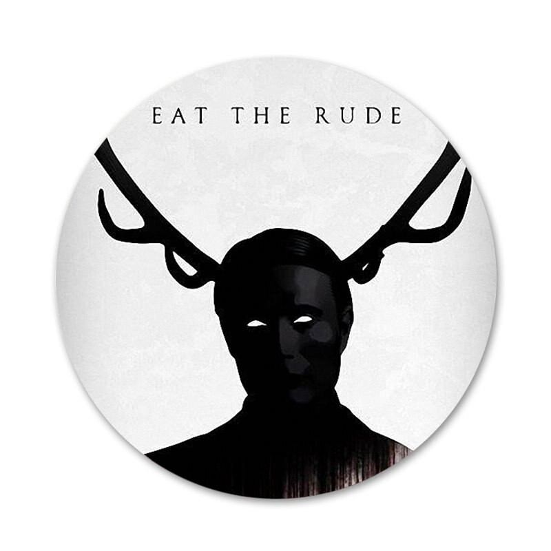 Hannibal Eat The Rude Značka Broš Igla Dodaci za odjeću Ruksak Dekoracija poklon