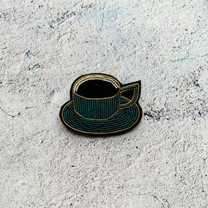 Ecusoane brodate manual Vesela de bar/MÂNcare/Băutură/Brața aplicată pentru haină Pantaloni Geantă Broșă Broche alimentaire