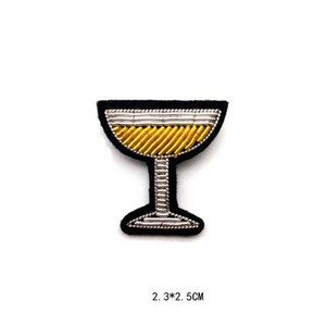 Ecusoane brodate manual Vesela de bar/MÂNcare/Băutură/Brața aplicată pentru haină Pantaloni Geantă Broșă Broche alimentaire