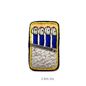 Ecusoane brodate manual Vesela de bar/MÂNcare/Băutură/Brața aplicată pentru haină Pantaloni Geantă Broșă Broche alimentaire