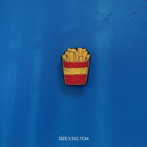 Ecusoane brodate manual Vesela de bar/MÂNcare/Băutură/Brața aplicată pentru haină Pantaloni Geantă Broșă Broche alimentaire