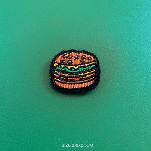 Ecusoane brodate manual Vesela de bar/MÂNcare/Băutură/Brața aplicată pentru haină Pantaloni Geantă Broșă Broche alimentaire