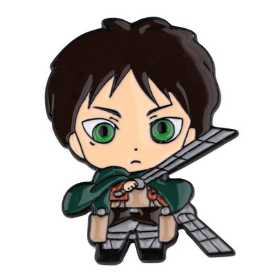 E3791 Anime japonez Atacul pe Titan Ace de revere Insigne Brosa haine Ace emailate Accesorii pentru rucsac Bijuterii decorative Cadouri