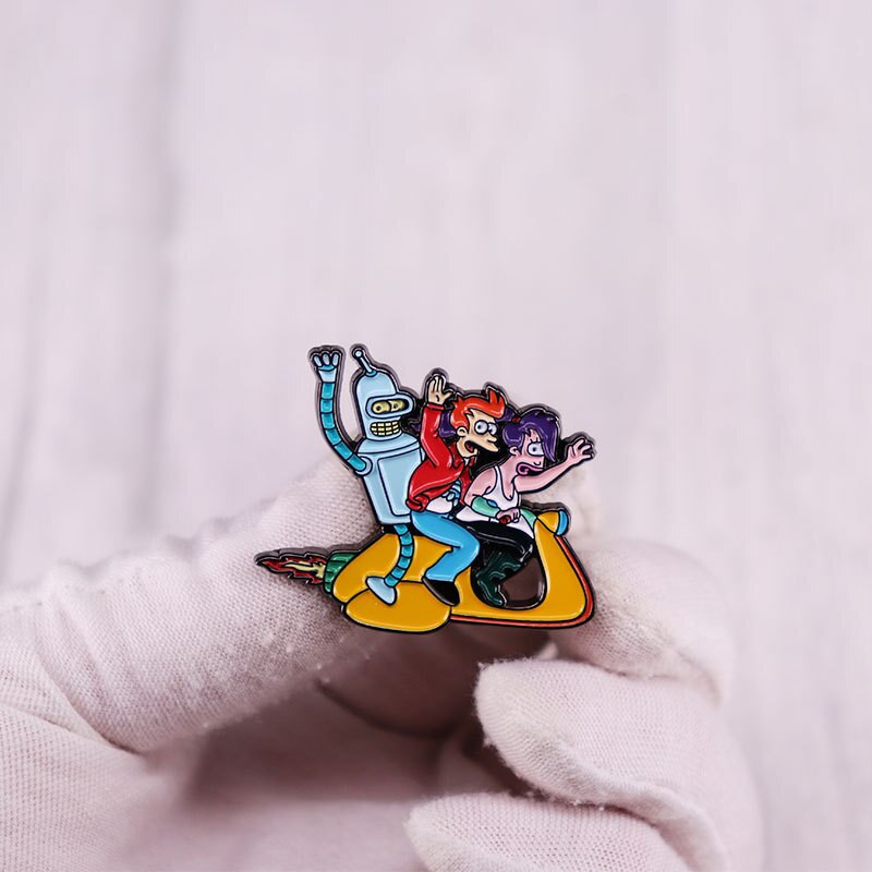 AD1725 IKONA Anime Emajlirane igle za odjeću Bedževi na ruksaku Dekoracija igle za rever Anime Nakit Dodaci Pokloni