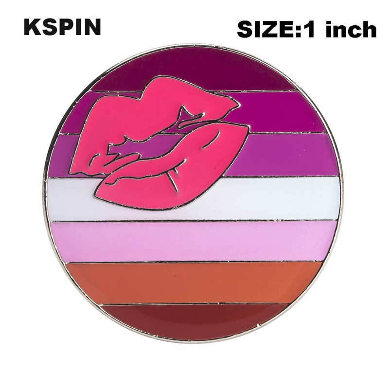 10 tk palju Straight Allies Pride vikerkaare lipp Rozet Metal Chapas Metalicas Pins Ikoon Seljakott Pross kingituseks XY0307