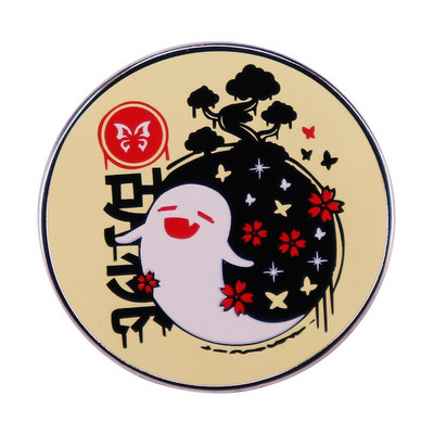 C2155 Anime Genshin Impact Venti Metal Cartoon κρεμαστό κόσμημα Παιχνίδια μεταλλικό σήμα Καρφίτσες καρφίτσας Decor Cosplay