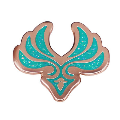 C2155 Anime Genshin Impact Venti Metal Cartoon κρεμαστό κόσμημα Παιχνίδια μεταλλικό σήμα Καρφίτσες καρφίτσας Decor Cosplay