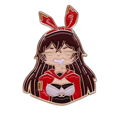 C2155 Anime Genshin Impact Venti Metal Cartoon κρεμαστό κόσμημα Παιχνίδια μεταλλικό σήμα Καρφίτσες καρφίτσας Decor Cosplay