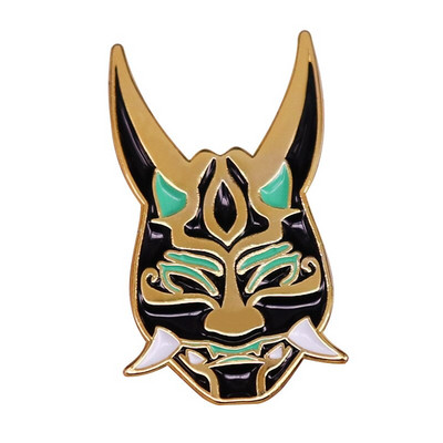 C2155 Anime Genshin Impact Venti Metal Cartoon κρεμαστό κόσμημα Παιχνίδια μεταλλικό σήμα Καρφίτσες καρφίτσας Decor Cosplay