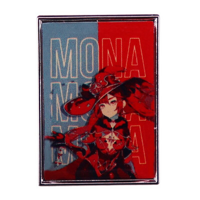 C2155 Anime Genshin Impact Venti Metal Cartoon κρεμαστό κόσμημα Παιχνίδια μεταλλικό σήμα Καρφίτσες καρφίτσας Decor Cosplay