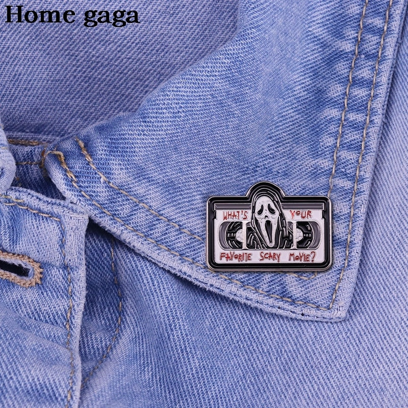 DB435 Homegaga Horor filmovi Značke Scream Broševi Metalne igle Jakne Igle za rever Ruksaci Odjeća Nakit Igle za rever