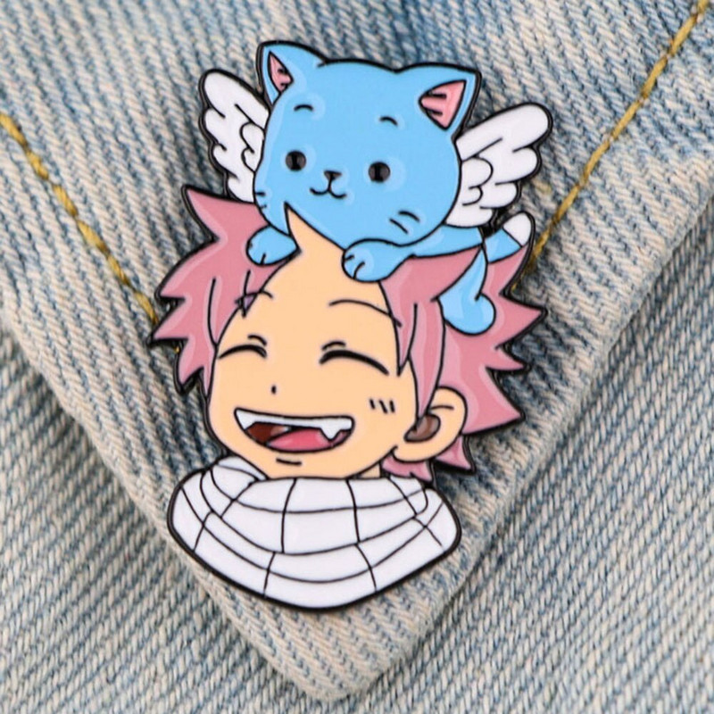 DB037 Homegaga Cute Cat καρφίτσες Anime Καρφίτσα σμάλτο για γυναίκες Ανδρικές καρφίτσες για καπέλο πέτο Καρφίτσες τσάντα τζιν Μπουφάν Γυναικεία καρφίτσα