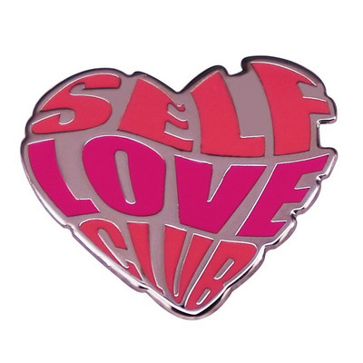 C3538 Self Love Club Καρφίτσες πέτο για σακίδια Καρφίτσες με σμάλτο καρφίτσες για γυναίκες Σήματα σε σακίδιο πλάτης Μόδα κοσμήματα αξεσουάρ