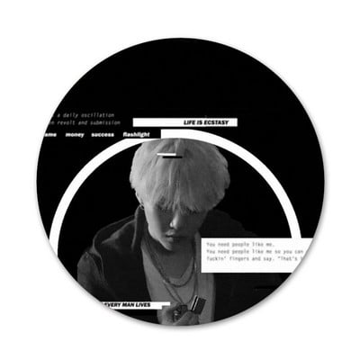 Novi dolazak Agust D suga king značka broš igla dodaci za odjeću ruksak ukras dar