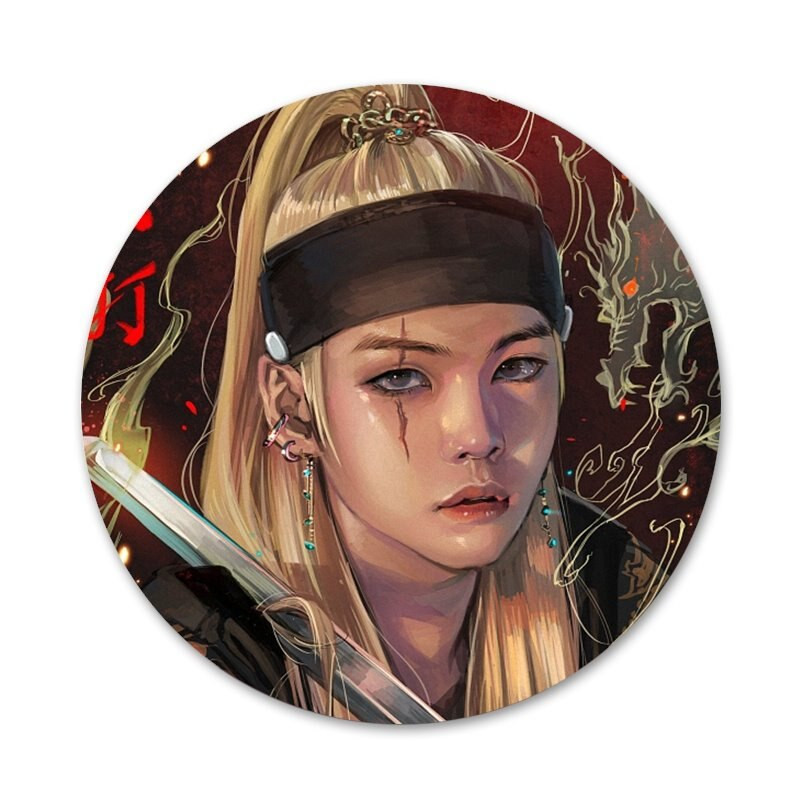 Novi dolazak Agust D suga king značka broš igla dodaci za odjeću ruksak ukras dar