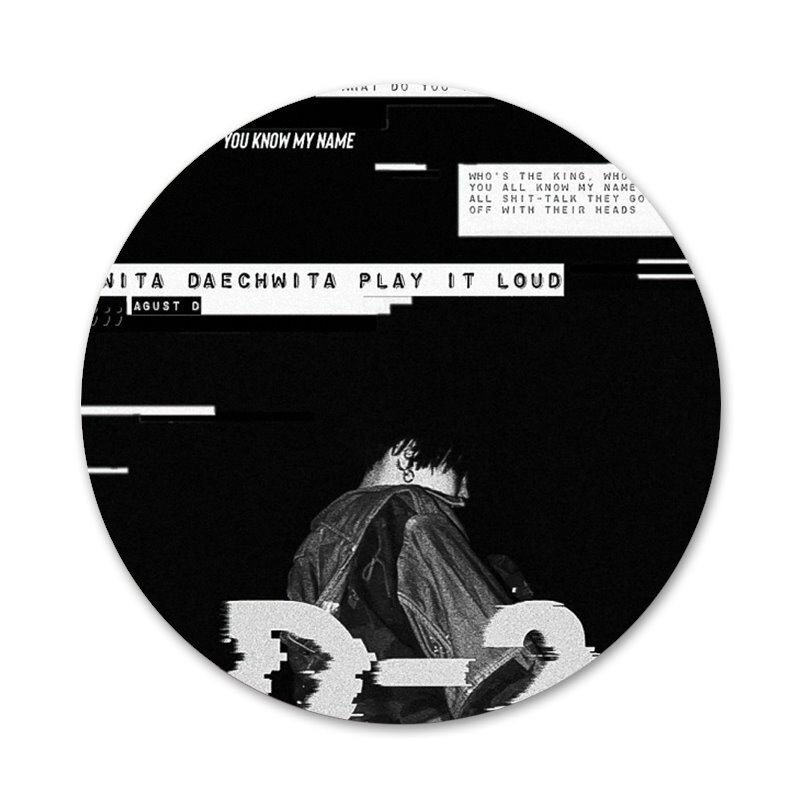 Novi dolazak Agust D suga king značka broš igla dodaci za odjeću ruksak ukras dar