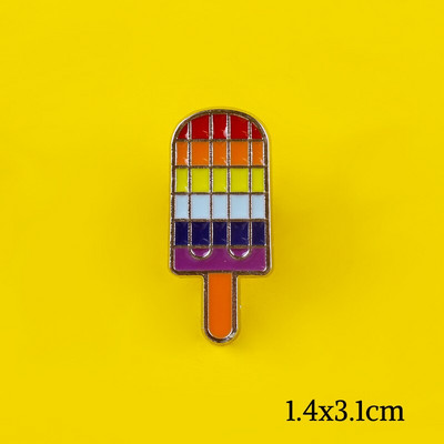 Szivárványtűk Bross Kreatív Szív Bárányzászló Fém Pin Büszkeség Jelvények Hátizsák hajtóka tűk ruhákhoz LMBT kiegészítők