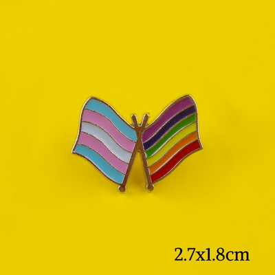 Szivárványtűk Bross Kreatív Szív Bárányzászló Fém Pin Büszkeség Jelvények Hátizsák hajtóka tűk ruhákhoz LMBT kiegészítők