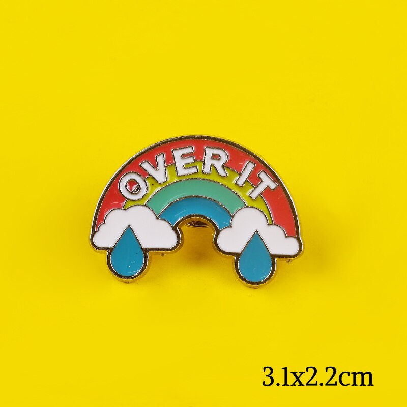 Szivárványtűk Bross Kreatív Szív Bárányzászló Fém Pin Büszkeség Jelvények Hátizsák hajtóka tűk ruhákhoz LMBT kiegészítők