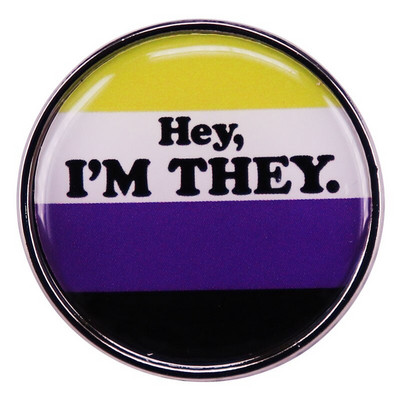 C3533 LGBT vėliava emalio smeigtukas vaivorykštė sagė Papuošalai JIS JIS JIE Įvardis Išdidumas Atvartas Gėjai Aksesuarai Mados Dovanos