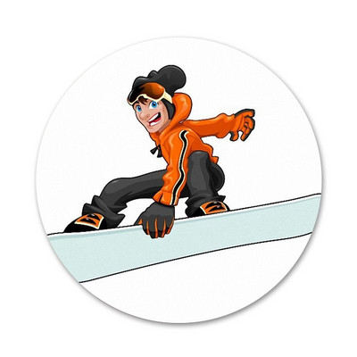 crtani film Snowboard Bedž Broš Igla Dodaci za odjeću Ruksak Dekoracija dar