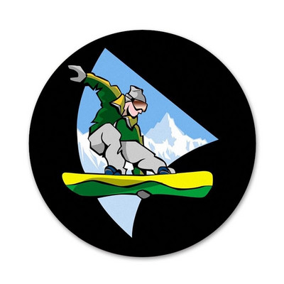 crtani film Snowboard Bedž Broš Igla Dodaci za odjeću Ruksak Dekoracija dar