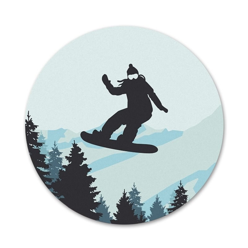 crtani film Snowboard Bedž Broš Igla Dodaci za odjeću Ruksak Dekoracija dar