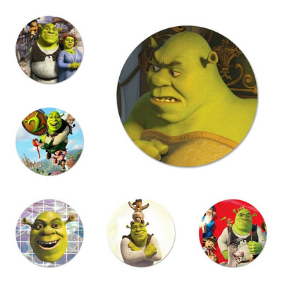 New Arrival Cartoon Moive Shrek Coon Badge καρφίτσα καρφίτσα Αξεσουάρ για ρούχα Δώρο διακόσμηση σακιδίου πλάτης