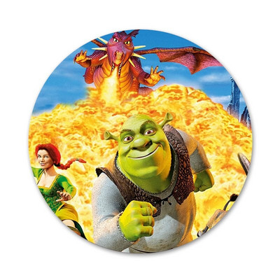 Nou Sosire Cartoon Moive Shrek Coon Broșă Broșă Accesorii pentru Haine Rucsac Decorare cadou