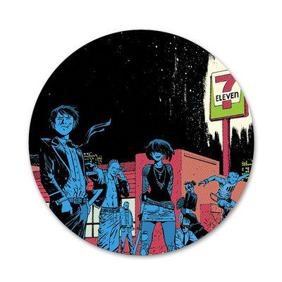 Deadly Class Marcus Ikone Igle Značke Dekoracija Broševi Metalne značke Za Ukrašavanje ruksaka 58 mm