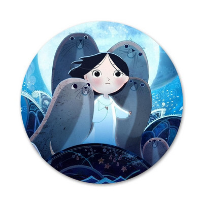 Song of the Sea Badge Καρφίτσα Αξεσουάρ για Ρούχα Δώρο Διακόσμηση σακιδίου πλάτης