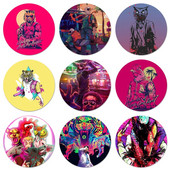 Hotline Miami number aurukull ikoonid nööpnõelad märgi kaunistus prossid metallist märgid riiete jaoks seljakoti kaunistamine