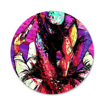 Hotline Miami Number on Steam Owl Icons Pins Декорация на значки Брошки Метални значки за дрехи Декорация на раница