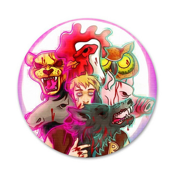 Hotline Miami Number on Steam Owl Icons Pins Декорация на значки Брошки Метални значки за дрехи Декорация на раница