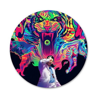 Hotline Miami number aurukull ikoonid nööpnõelad märgi kaunistus prossid metallist märgid riiete jaoks seljakoti kaunistamine