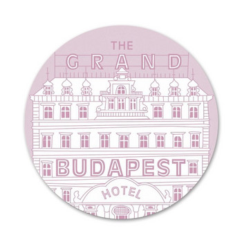 Wes Grand Budapest Hotel Icons Καρφίτσες Διακοσμητικό σήμα Καρφίτσες Μεταλλικές κονκάρδες για ρούχα Διακόσμηση σακιδίου πλάτης