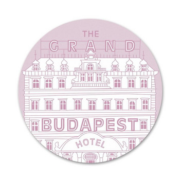 Икони на хотел Wes Grand Budapest Hotel Pins Декорация на значки Брошки Метални значки за дрехи Декорация на раница