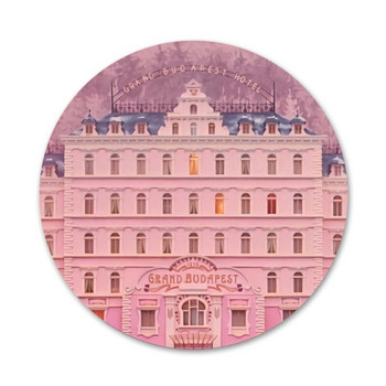 Икони на хотел Wes Grand Budapest Hotel Pins Декорация на значки Брошки Метални значки за дрехи Декорация на раница