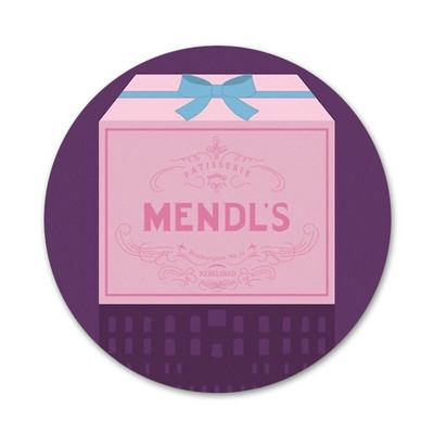 Wes Grand Budapest Hotel Ikone Igle Dekoracija znački Broševi Metalne značke za odjeću Dekoracija ruksaka