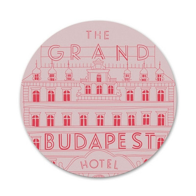 Wes Grand Budapest Hotel Ikone Igle Dekoracija znački Broševi Metalne značke za odjeću Dekoracija ruksaka